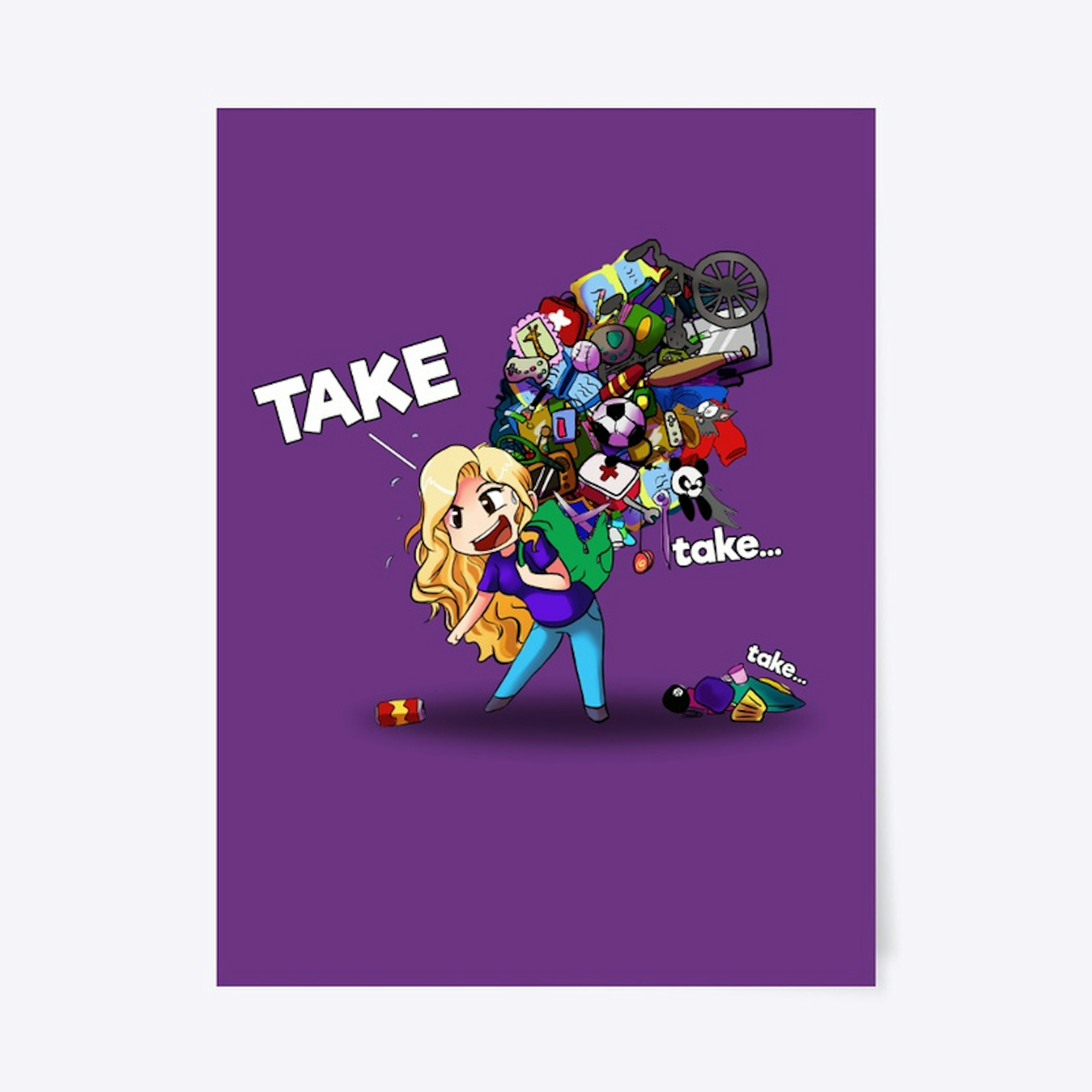 TAKE TAKE TAKE Design- Dark